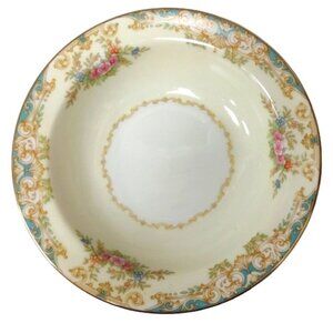 Noritake Japan Camelot 6000 Pattern Rim Fruit/Dessert Bowls Gold Trim Set of 4